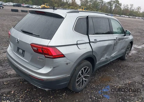 2021 Volkswagen Tiguan 2.0T Se/2.0T Se R-Line Black/2.0T Sel from USA, damaged, VIN 3VV2B7AX8MM145802